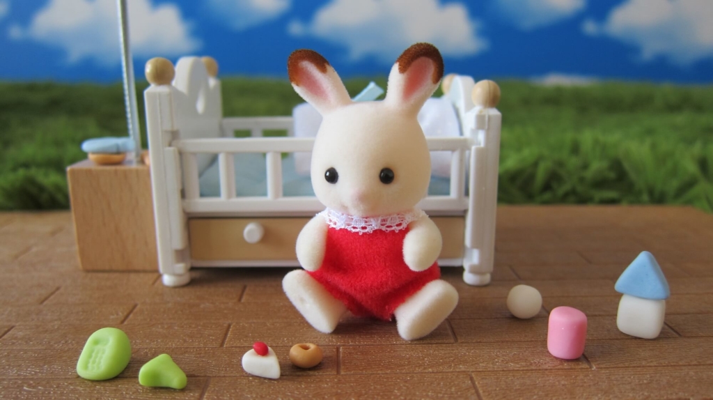 「ショコラウサギの赤ちゃん家具セット」レビュー。おもちゃはハンドメイドしてみた。 702号室